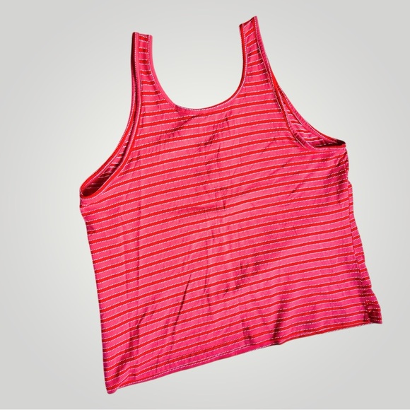 ๐ข5/$25 Sonoma Striped Pink/Red Tank Top - Picture 3 of 10
